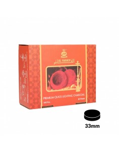 Κάρβουνα Ναργιλέ Al Fakher 33mm 100τεμ
